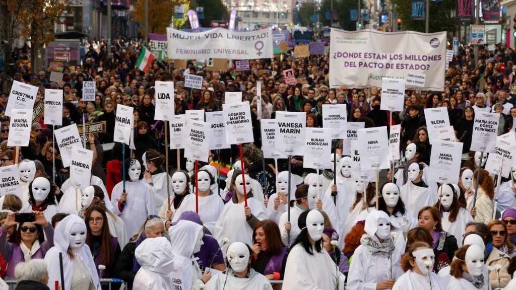 Manifestaciones en todo el mundo contra la violencia hacia las mujeres