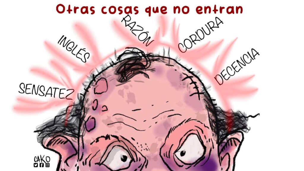 La Caricatura: El dictador y lo que no le entra