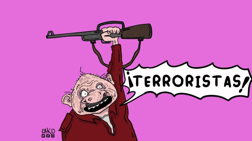 La Caricatura: Los terroristas