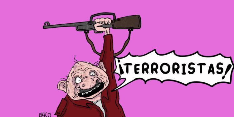 La Caricatura: Los terroristas