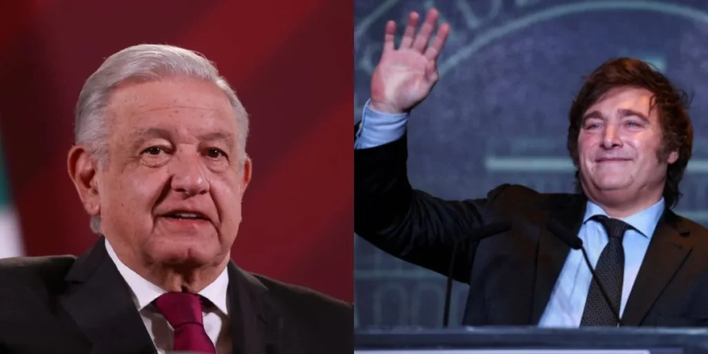 Presidente de México califica de «autogol» elección de Milei en Argentina