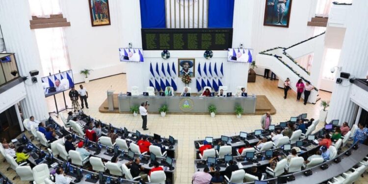 La Asamblea Nacional aprueba un tratado de libre comercio entre China y el gobierno de Nicaragua. Foto: redes sociales