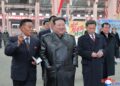 This picture taken on November 26, 2023 and released from North Korea's official Korean Central News Agency (KCNA) on November 27, 2023 shows North Korea's leader Kim Jong Un (C) visiting the Yongseong Machinery Union Enterprise in South Hamgyong Province. (Photo by KCNA VIA KNS / AFP) / South Korea OUT / SOUTH KOREA OUT / REPUBLIC OF KOREA OUT
---EDITORS NOTE--- RESTRICTED TO EDITORIAL USE - MANDATORY CREDIT "AFP PHOTO/KCNA VIA KNS" - NO MARKETING NO ADVERTISING CAMPAIGNS - DISTRIBUTED AS A SERVICE TO CLIENTS / THIS PICTURE WAS MADE AVAILABLE BY A THIRD PARTY. AFP CAN NOT INDEPENDENTLY VERIFY THE AUTHENTICITY, LOCATION, DATE AND CONTENT OF THIS IMAGE --- - REPUBLIC OF KOREA OUT
---EDITORS NOTE--- RESTRICTED TO EDITORIAL USE - MANDATORY CREDIT "AFP PHOTO/KCNA VIA KNS" - NO MARKETING NO ADVERTISING CAMPAIGNS - DISTRIBUTED AS A SERVICE TO CLIENTS / THIS PICTURE WAS MADE AVAILABLE BY A THIRD PARTY. AFP CAN NOT INDEPENDENTLY VERIFY THE AUTHENTICITY, LOCATION, DATE AND CONTENT OF THIS IMAGE --- /