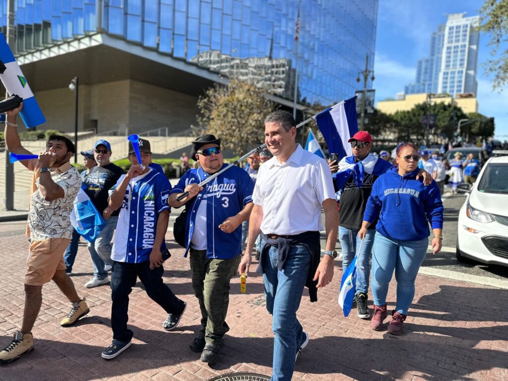 Exiliados se movilizan en varios países contra la dictadura de Ortega en el día de los derechos humanos