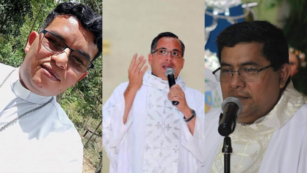 Dictadura orteguista secuestra a tres sacerdotes en menos de 24 horas