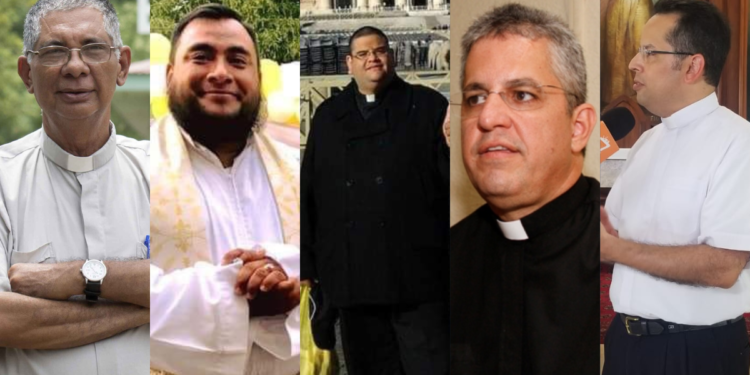 Dictadura orteguista raptó a cinco sacerdotes en una noche llena de persecución a la Iglesia católica