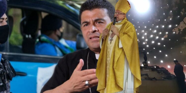 Monseñor Isidoro Mora, detenido por la Policía orteguista