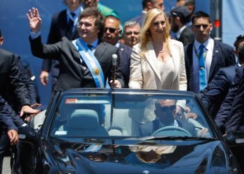 El «ultraderechista» Javier Milei asumió la presidencia de Argentina. Foto: RTVE