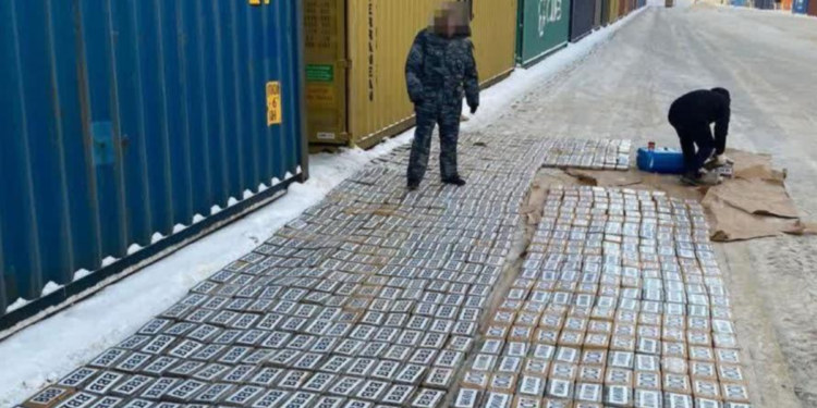 Según el Servicio Federal de Aduanas ruso, el precio del cargamento está valorado en más de 120 millones de dólares. Foto: The Moscow Times.