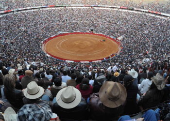 Fotografía del omingo 30 de enero de 2011, de la Plaza de toros México, con lleno total durante la última corrida realizada en el emblemático lugar en Ciudad de México. EFE/Mario Guzmán/Archivo