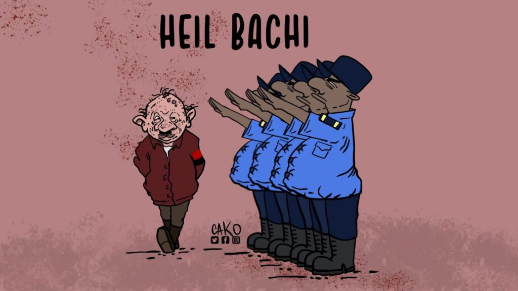 La Caricatura: Heil Bachi