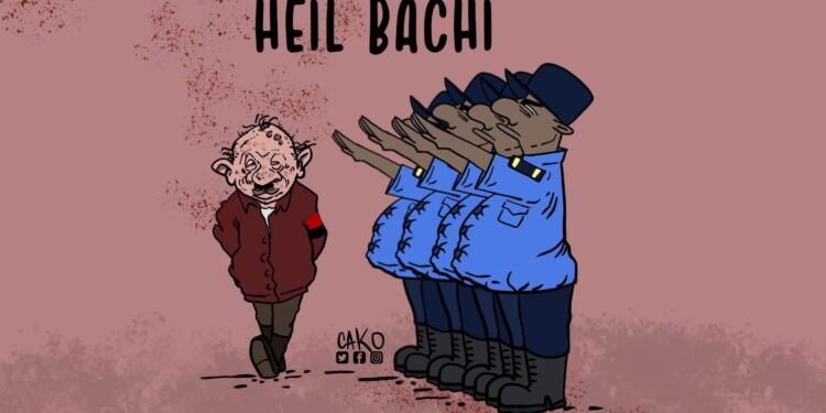 La Caricatura: Heil Bachi