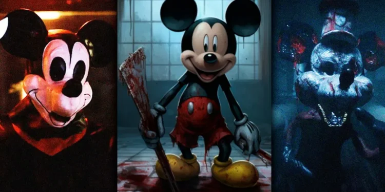 Anuncian películas de terror de Mickey Mouse al expirar derechos de autor de Disney