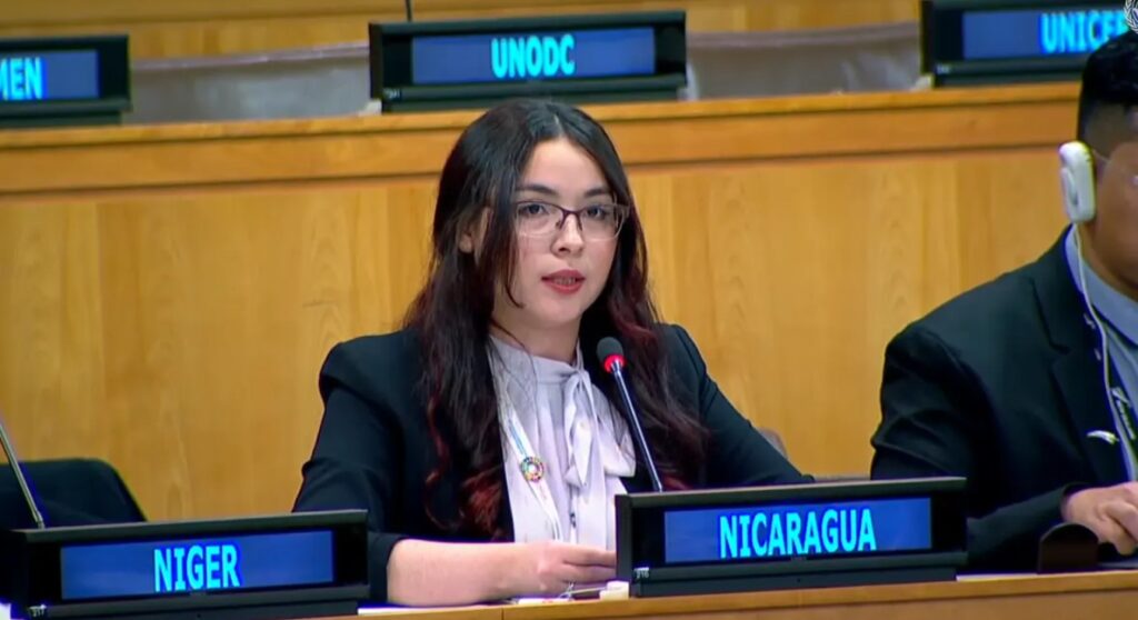 Eleane Pichardo escala como «representante permanente de Nicaragua con rango de embajadora» ante todos los organismos de la ONU