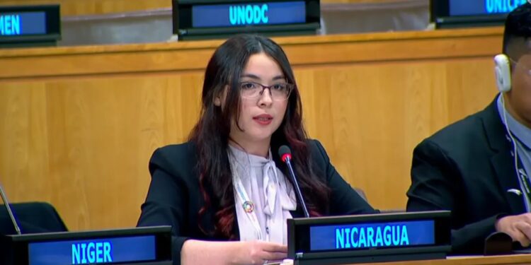 Eleana Yaoska Pichardo, la nueva embajadora de Ortega ante órganos de la ONU.
