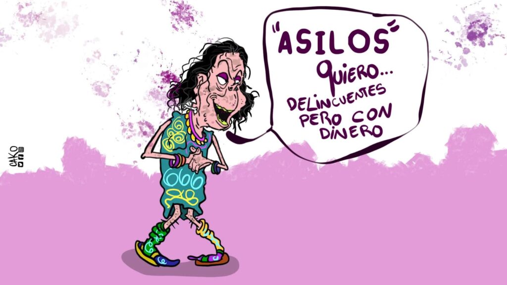 La Caricatura: Los asilados que le gustan a la compañera