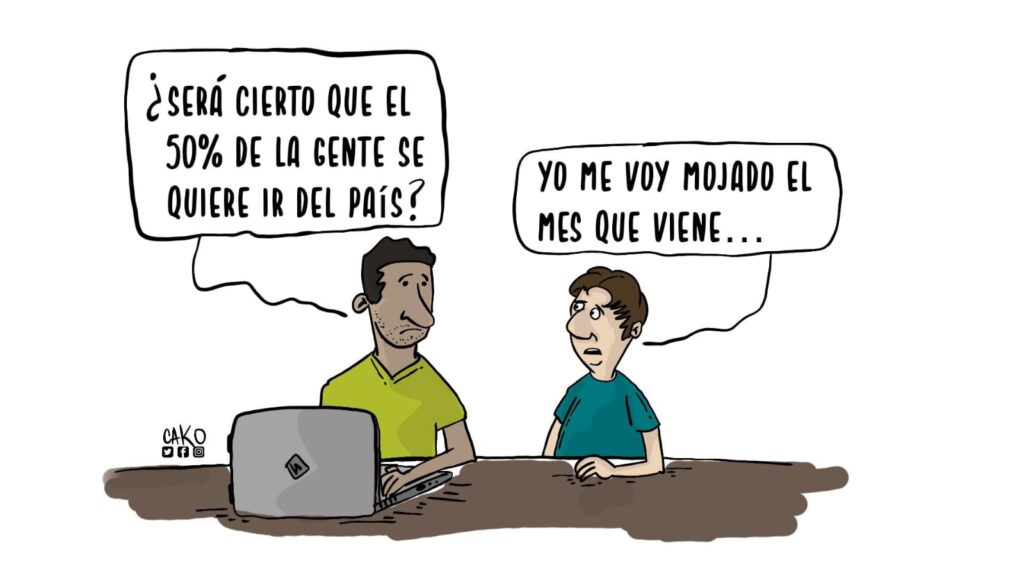 La Caricatura: El 50%