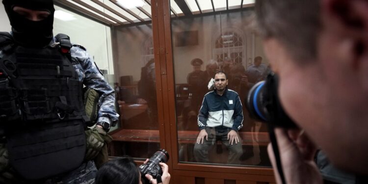 Saidakrami Murodalii Rachabalizoda presunto vinculado con el reciente ataque en Moscú. Foto: AFP