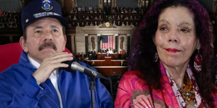 Daniel Ortega y Rosario Murillo son condenados por un grupo de senadores de Estados Unidos. Foto: Artículo 66.
