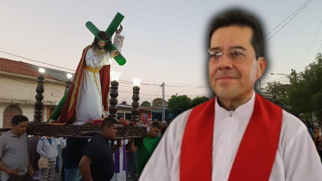 Feligreses realizan un viacrucis «agridulce» en la parroquia de sacerdote desterrado por la dictadura de Ortega