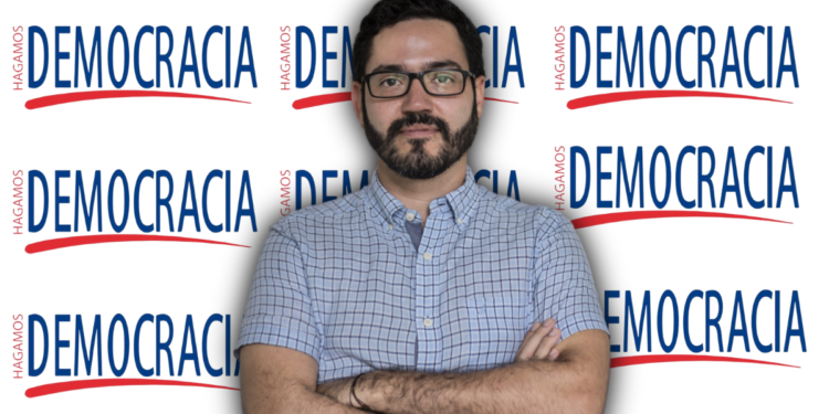 Jesús Tefel es el nuevo presidente de Hagamos Democracia. Foto: Artículo 66.