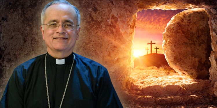 Monseñor Silvio Báez: «Las piedras más pesadas que sepultan la esperanza pueden ser removidas por Dios». Foto: Artículo 66.