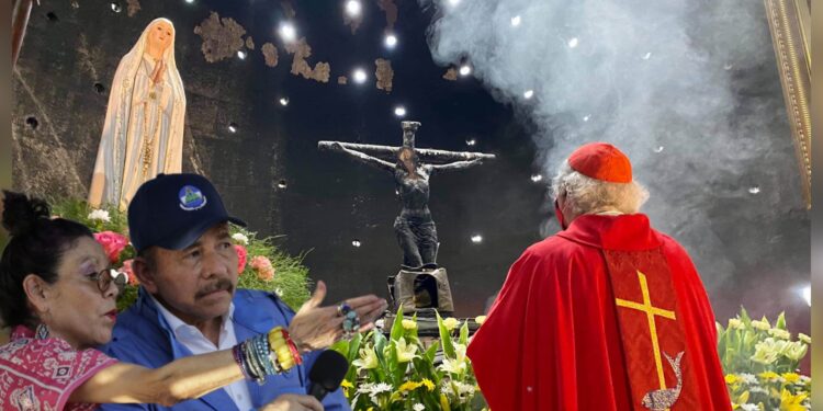 Murillo se deshace en halagos hacia el cardenal Brenes por su cumpleaños, después de haberlo llamado golpista y obispo del diablo.