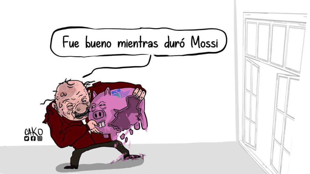 La Caricatura: Chanchito quebrado