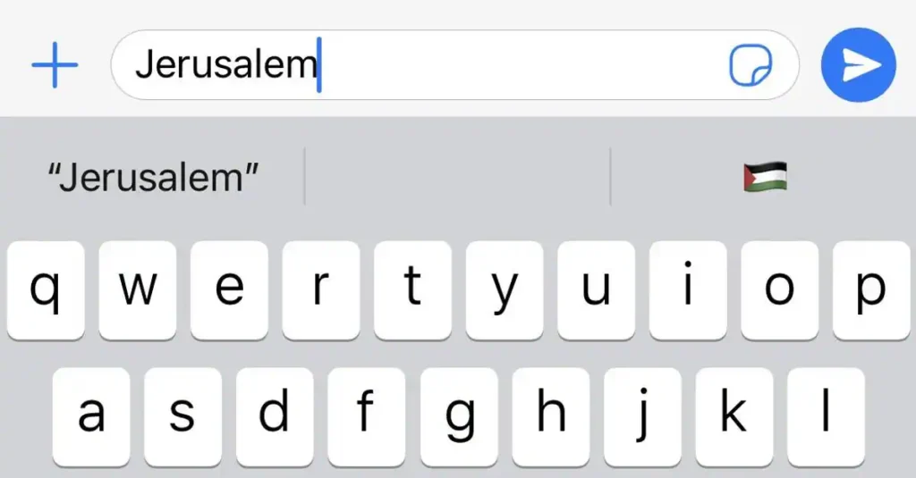 Apple promete solucionar el ‘error’ que sugiere emoji de bandera palestina
