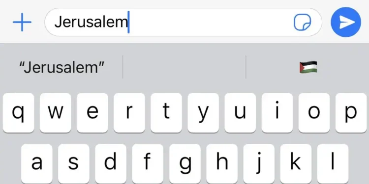 Apple promete solucionar el 'error' que sugiere emoji de bandera palestina