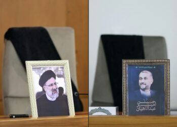 Irán, en luto por la muerte del presidente Raisi en un accidente de helicóptero. Foto: AFP