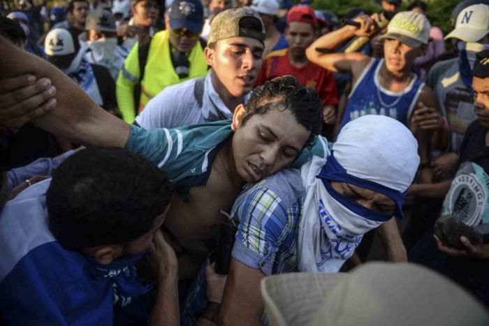 1. El 30 de mayo de 2018, el régimen sandinista asesinó a 19 jóvenes que participaban de una marcha. Foto: La Prensa.