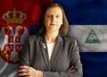 Murillo recibe en Nicaragua a la embajadora de Serbia, en búsqueda de ampliar sus alianzas en el extranjero. Foto: Artículo 66.