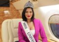 Sheynnis Palacios está en Colombia para iniciar su gira de coronación a reinas de belleza latinoamericanas. Foto: Redes Sociales.