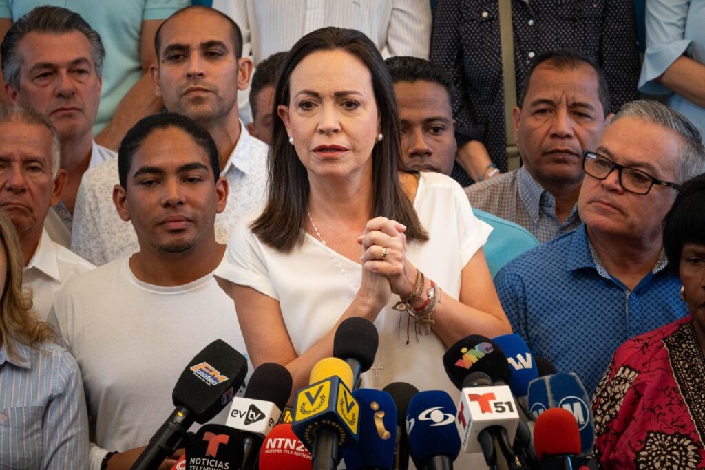María Corina Machado ve «positivo» canal de comunicación entre Trump y Maduro