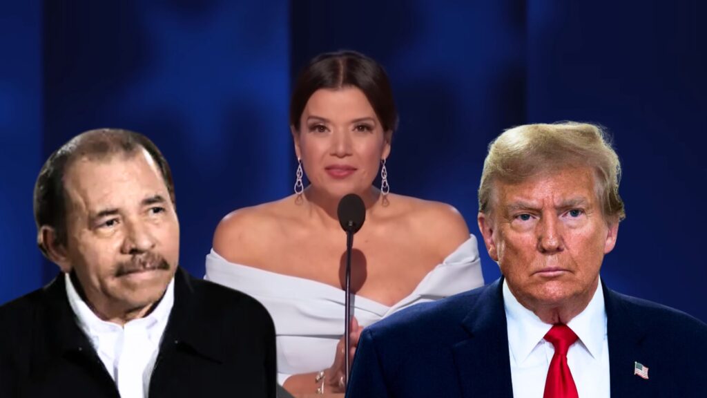 Una nicaragüense le dice «dictador» a Trump y lo compara con Ortega, durante la Convención Demócrata