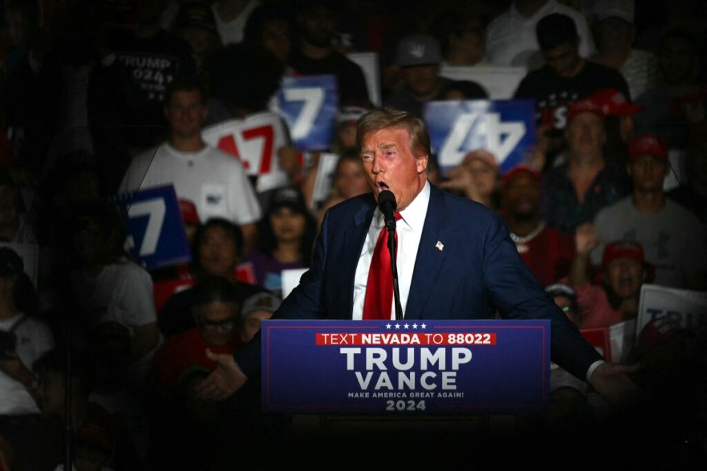 Trump comienza con alegatos de «fraude» en Pensilvania, el estado más importante para Harris