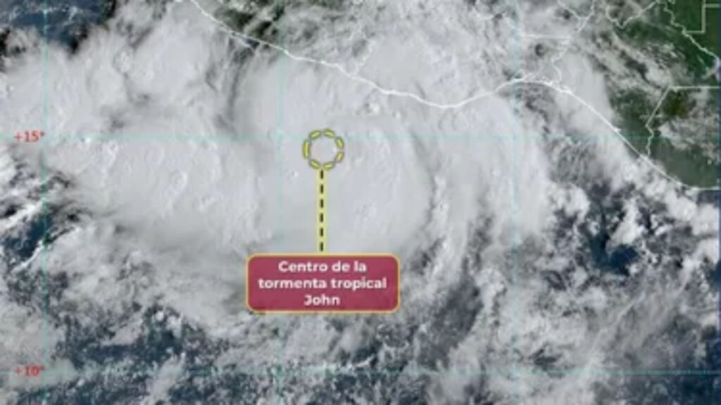 Huracán John se forma en el Pacífico y pone en alerta al sur de México