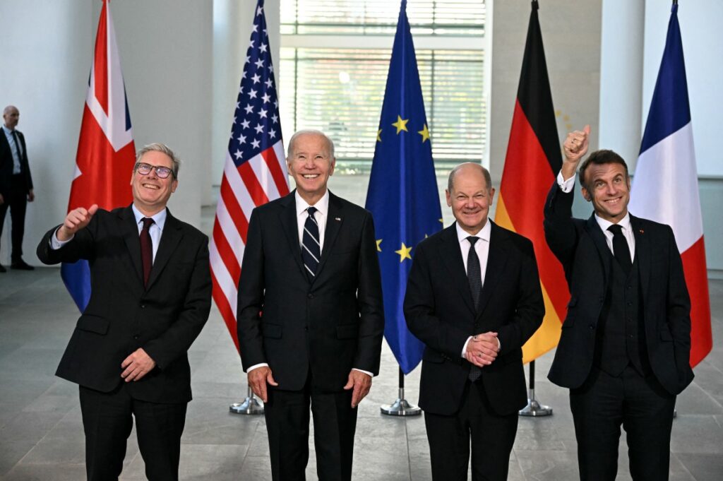 Biden y sus aliados europeos reafirman su apoyo total a Ucrania