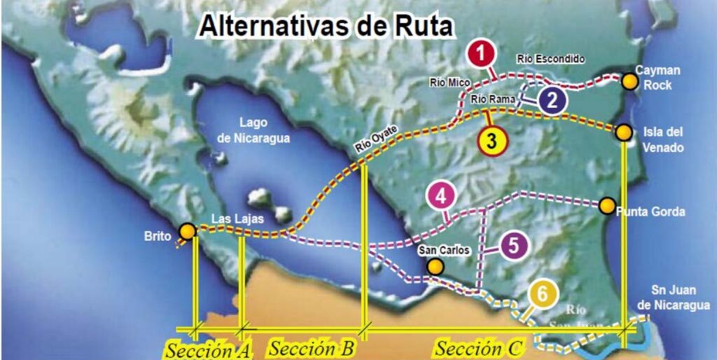 Nueva ruta canalera es «delirio faraónico» del dictador para venderle una ilusión a sus fanáticos incautos, dicen opositores