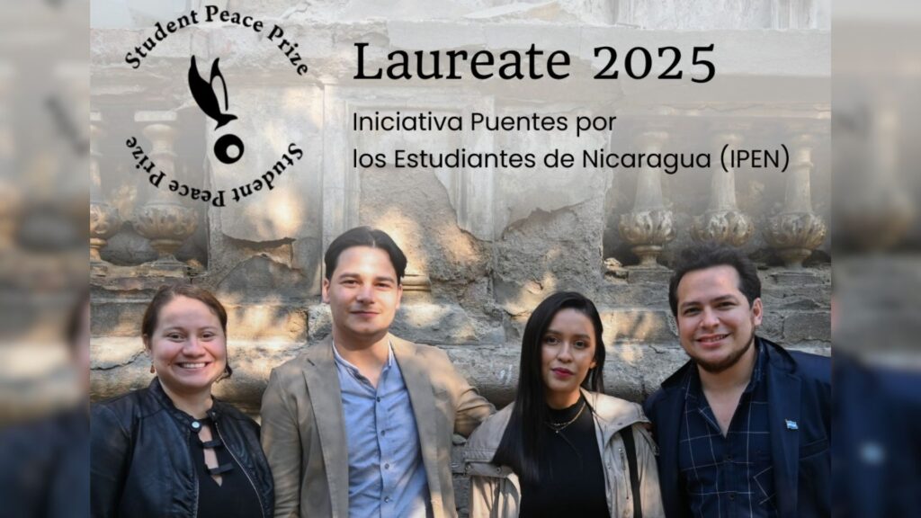 Organismo estudiantil nicaragüense gana premio internacional en Noruega