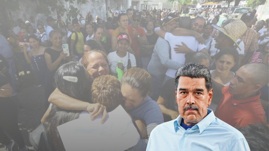 Venezuela anuncia un centenar de nuevas excarcelaciones de detenidos poselectorales