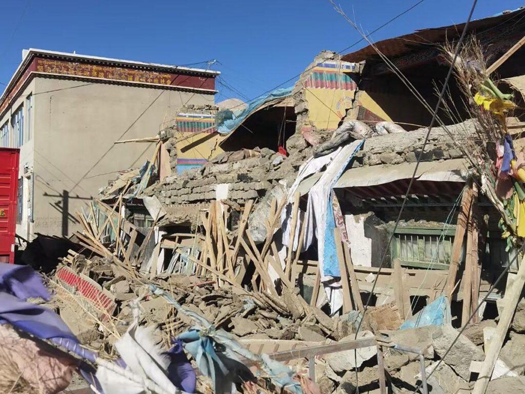 Fuerte terremoto en el Tibet, China deja 126 muertos