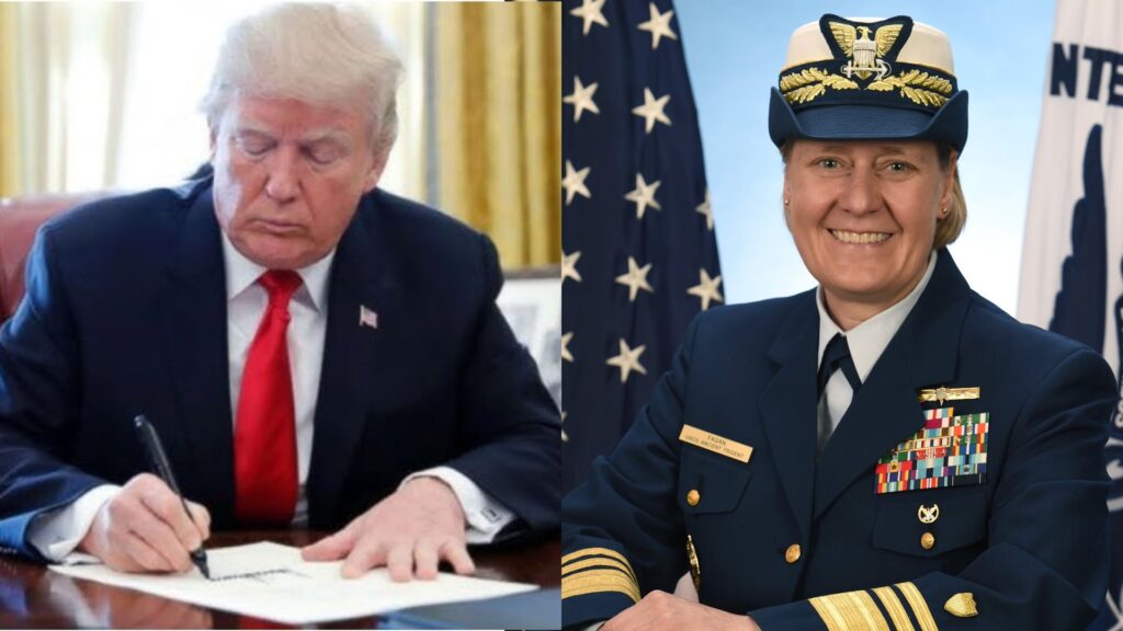 Trump despide a la primer mujer al frente de una de las fuerzas armadas de EEUU