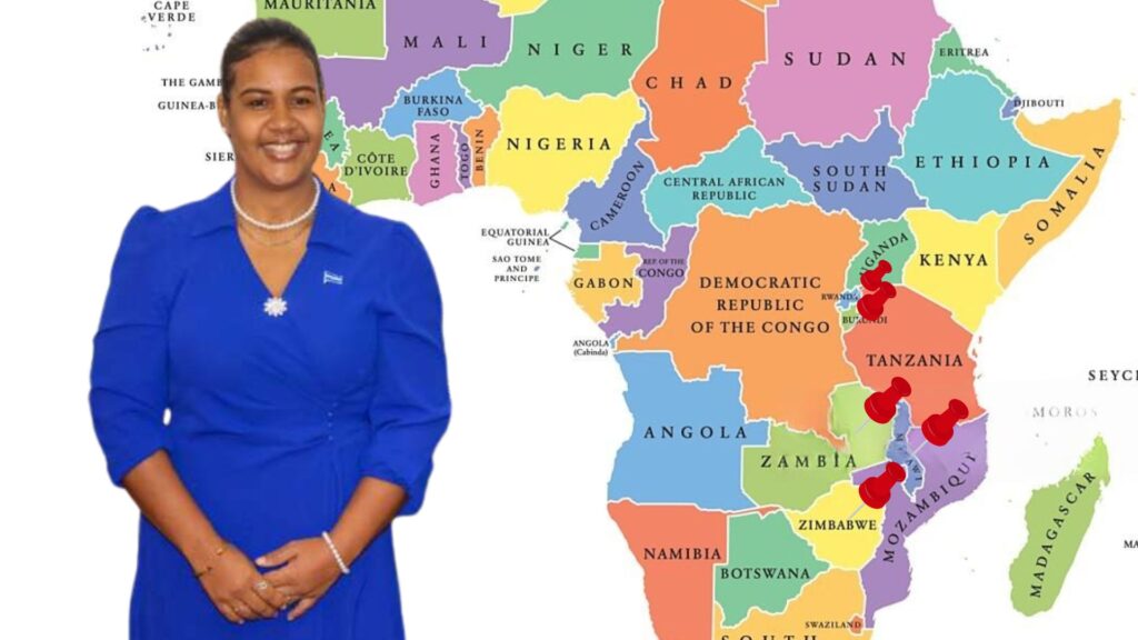 Régimen sandinista asigna a Nadeska Cuthbert como embajadora en un quinto país del Oriente de África