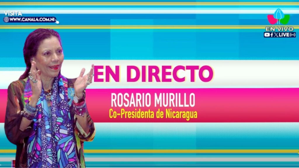 Ordenan a aparato propagandístico del FSLN llamar a Rosario Murillo «copresidenta» tras reforma constitucional