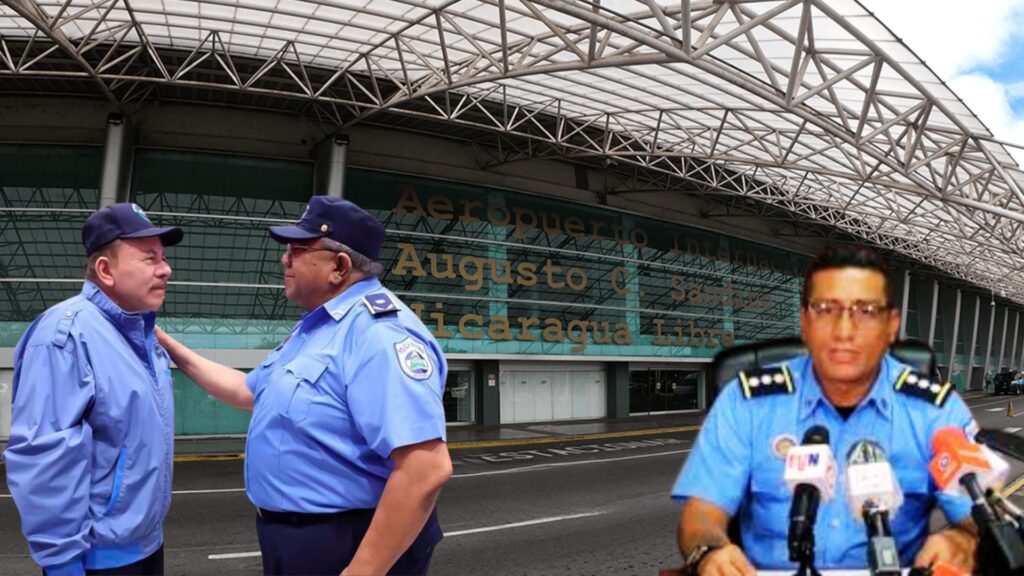 Ortega y Murillo refuerzan control policial y militar con nombramientos de directivos en la Empresa Administradora de Aeropuertos