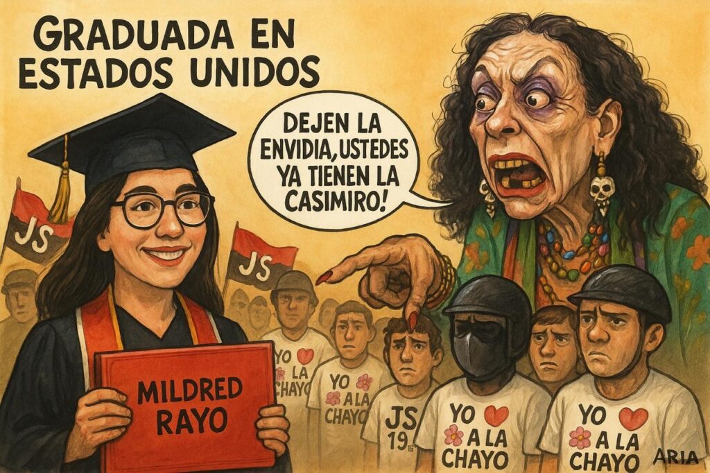 #LaCaricatura: Los «puchitos» graduándose en otros países y los JS en el mismo estanque