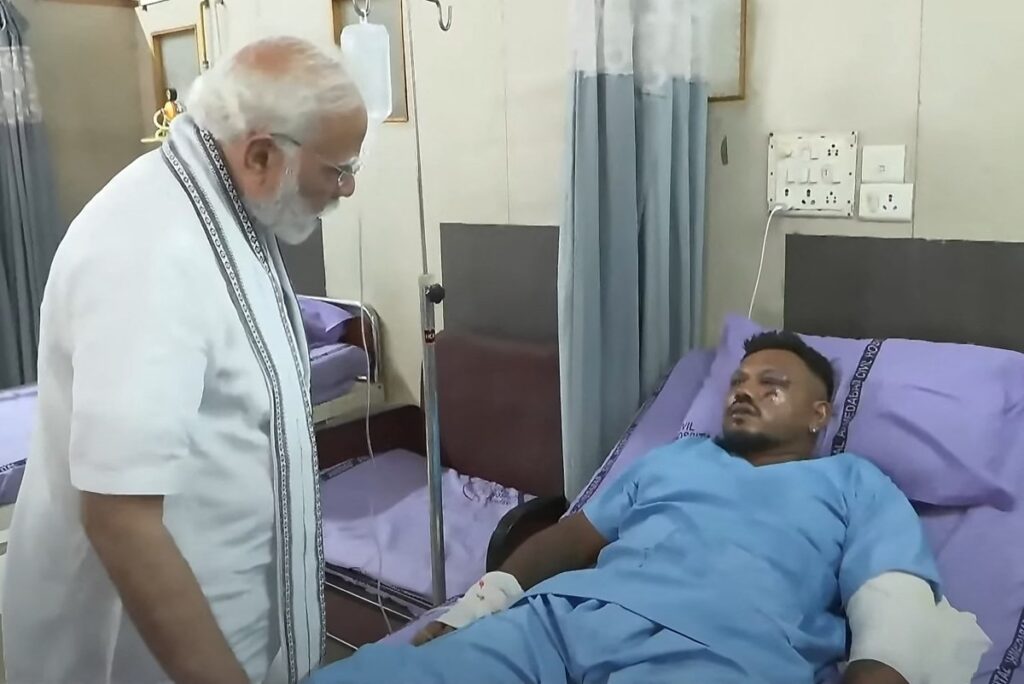 El único superviviente del accidente de Air India relata su milagrosa salvación