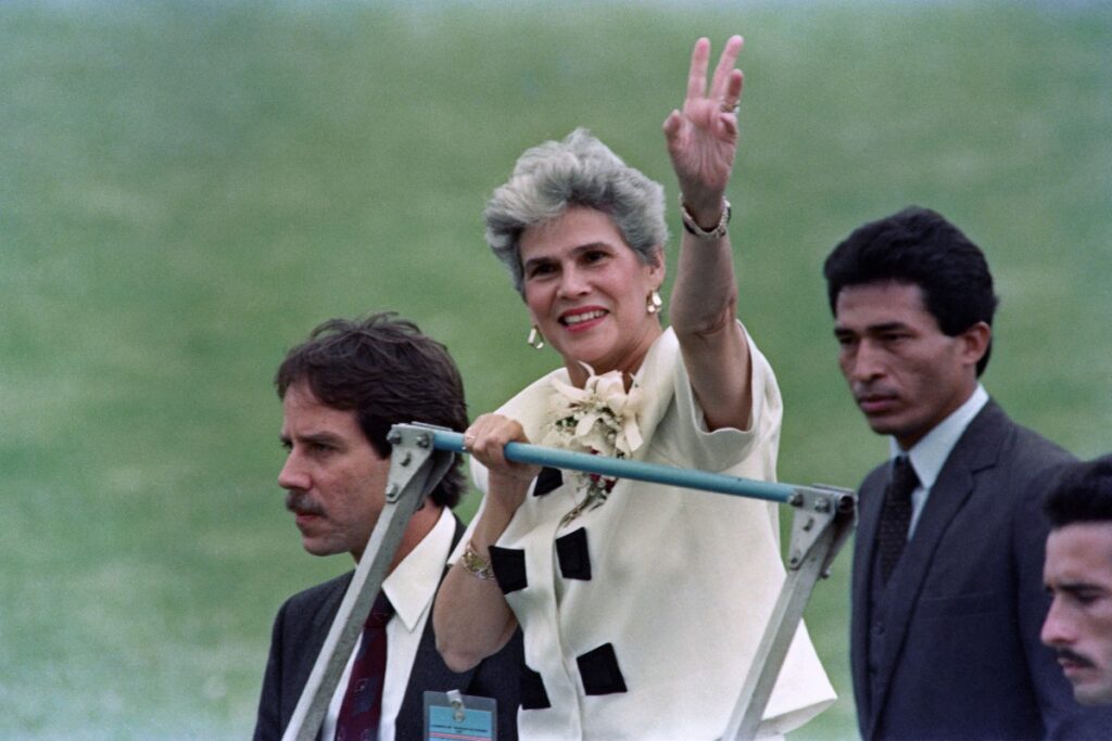 Violeta Barrios de Chamorro, la expresidenta que devolvió la paz a Nicaragua